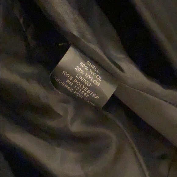 London Fog Wool Peacoat Petite Medium - Picture 4 of 6